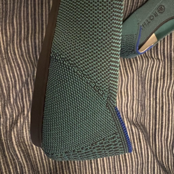 Spruce Python Green Rothy flats - Picture 2 of 6